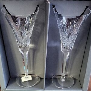 Stylish Toasting Flute. Waterford HEALTH SERIES. NEVER USED & IN ORIGINAL BOX